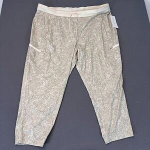 Athleta Womens Plus Size 26 Venture Printed Pant Jogger Viper Gray Snake Run NWT